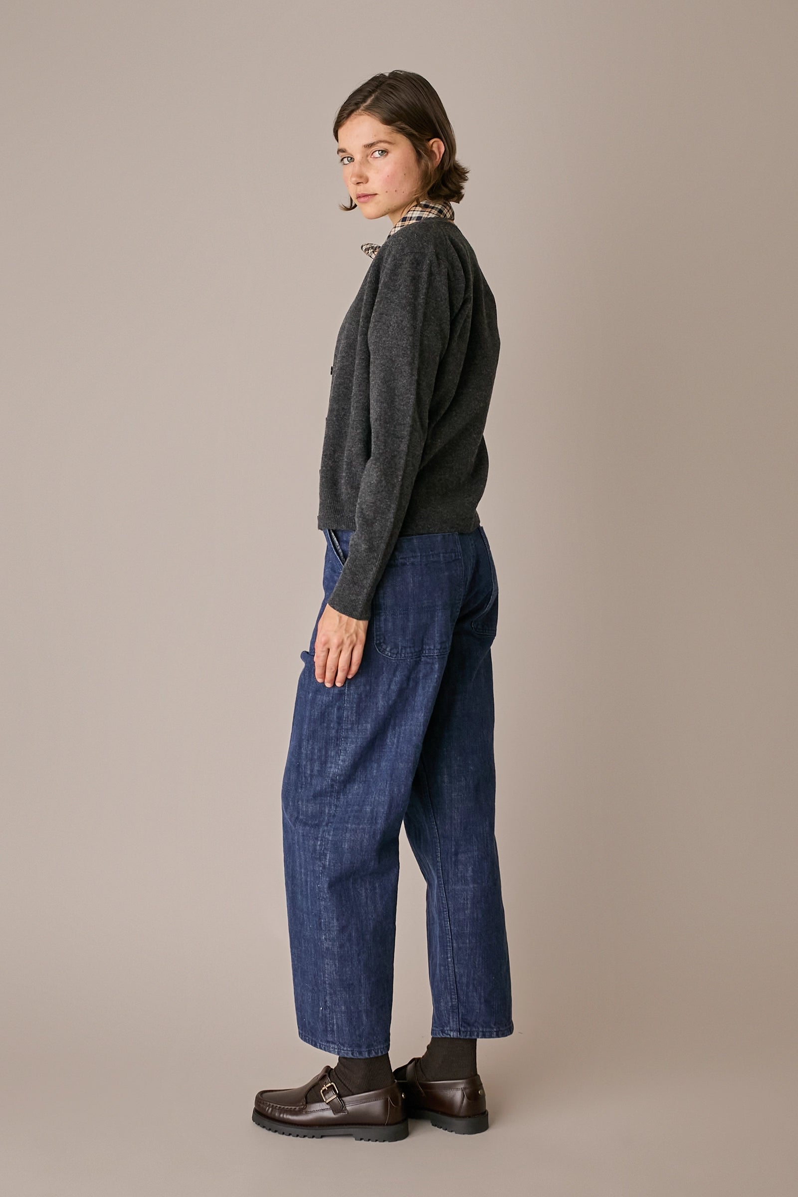 cardigan in lana con scollo a v, scollo a v, rosso