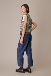 gilet swan dance, scollo a v, bosco